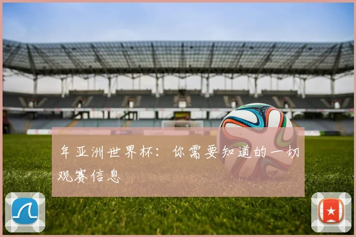 年亚洲世界杯：你需要知道的一切观赛信息